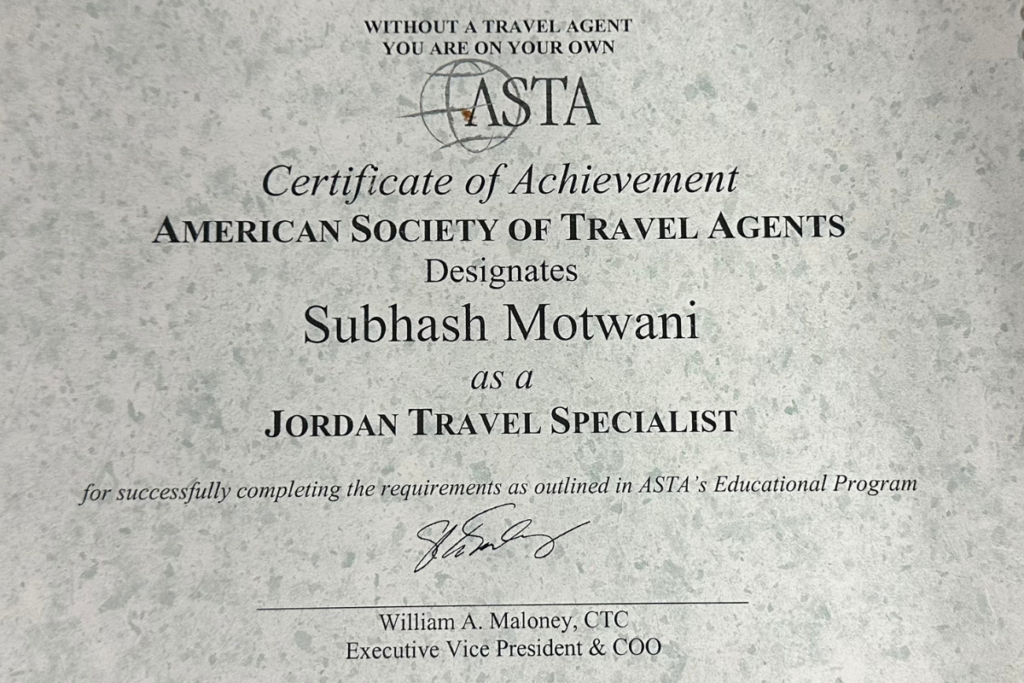 Jordan Travel Specialist