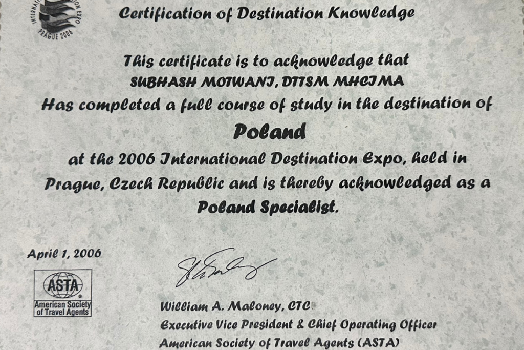 Poland Specialist Program