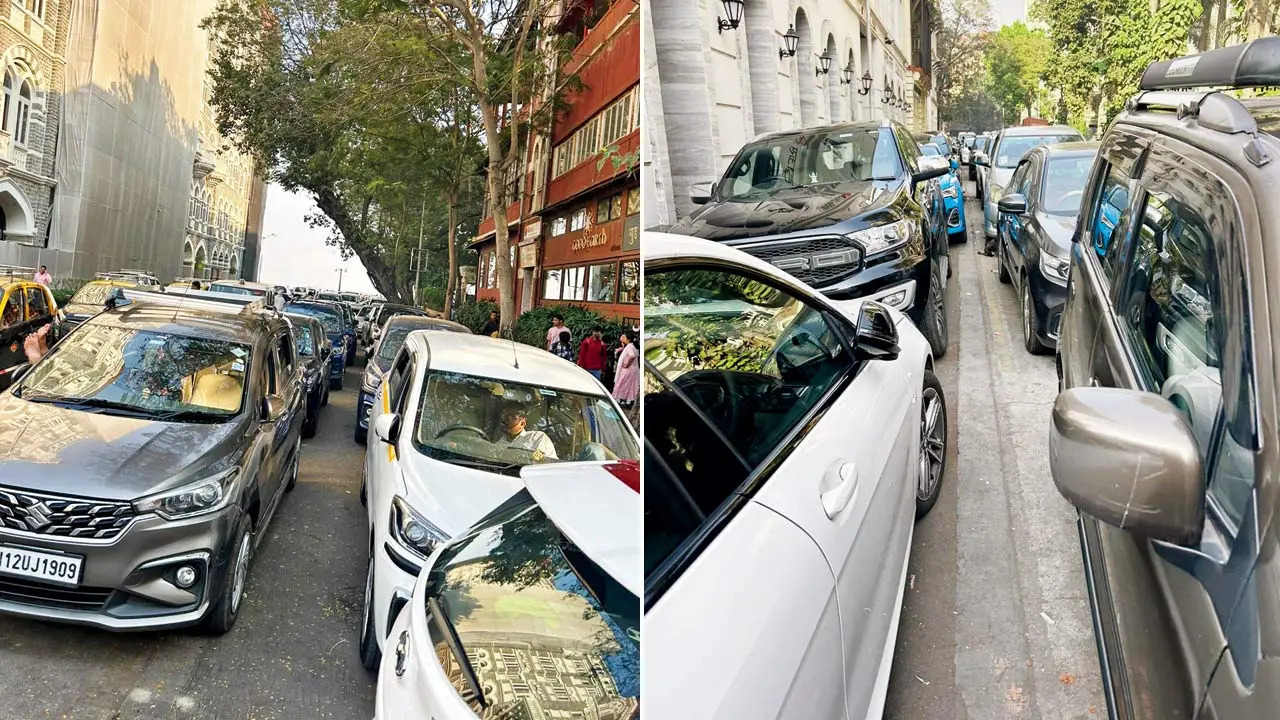 Double parking at Colaba